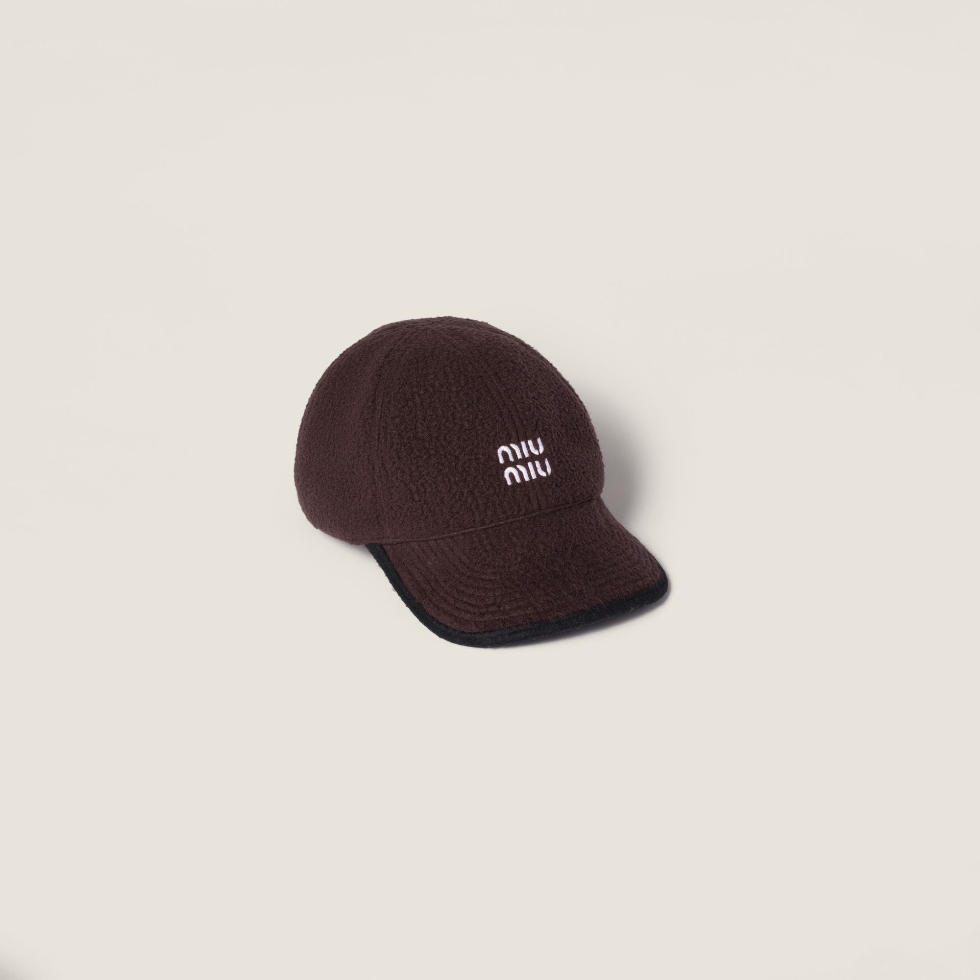 Women Fleece Baseball Cap - Ebano