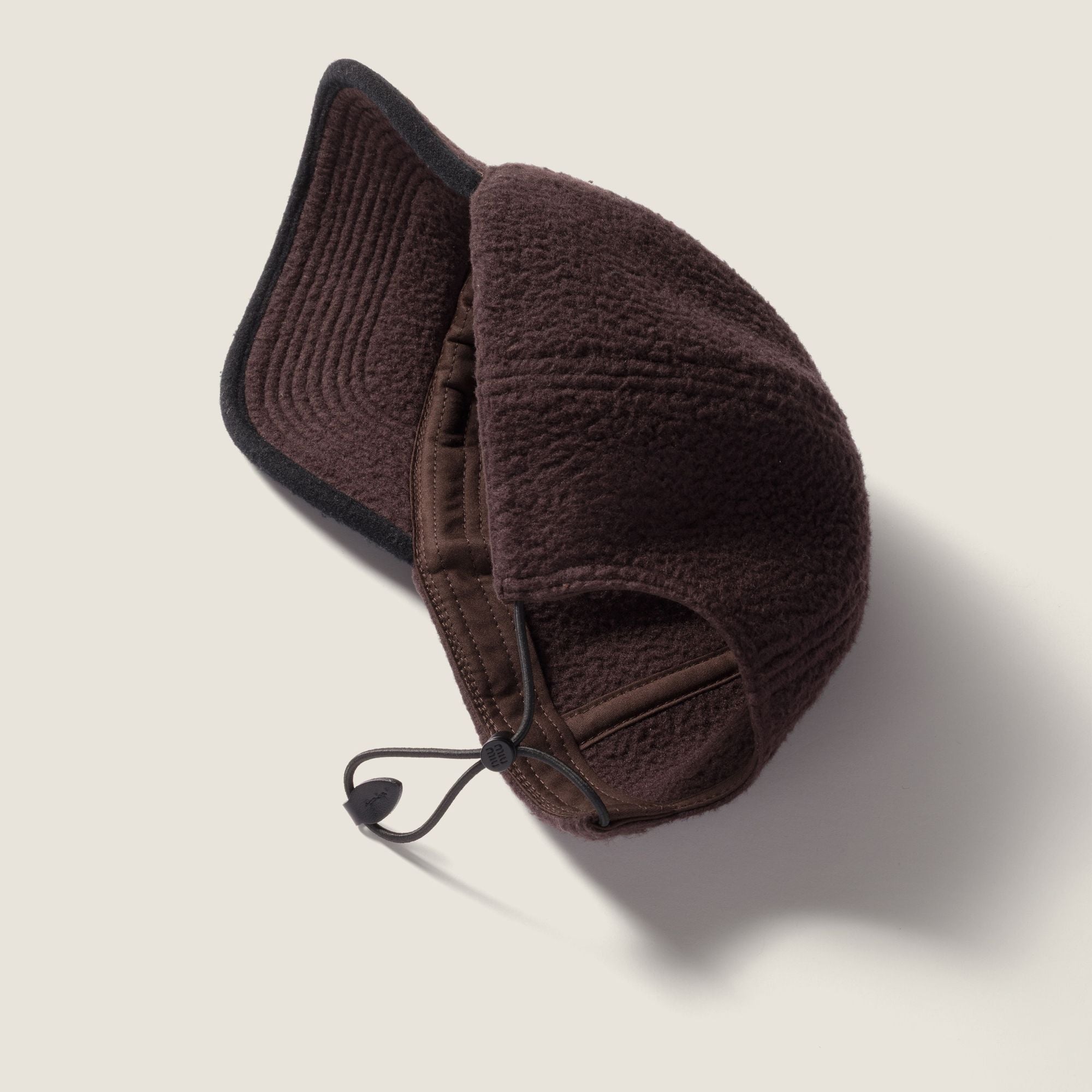 Women Fleece Baseball Cap - Ebano