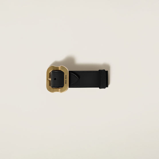 Women Leather Bracelet With Buckle - Nero 1