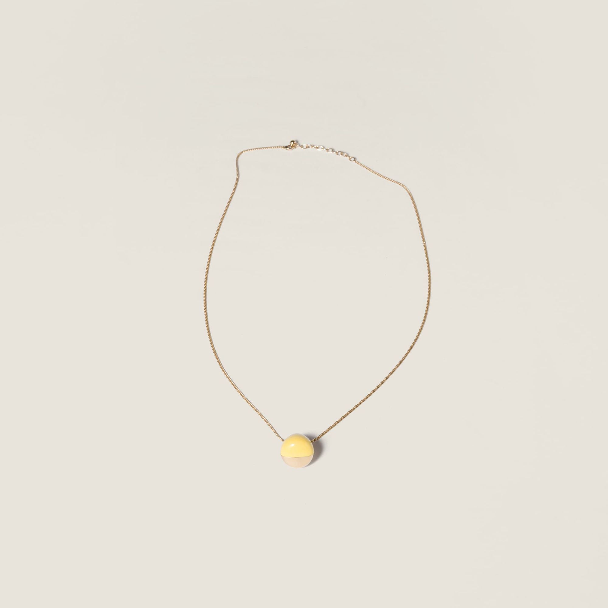 Women Metal Necklace - Giallo