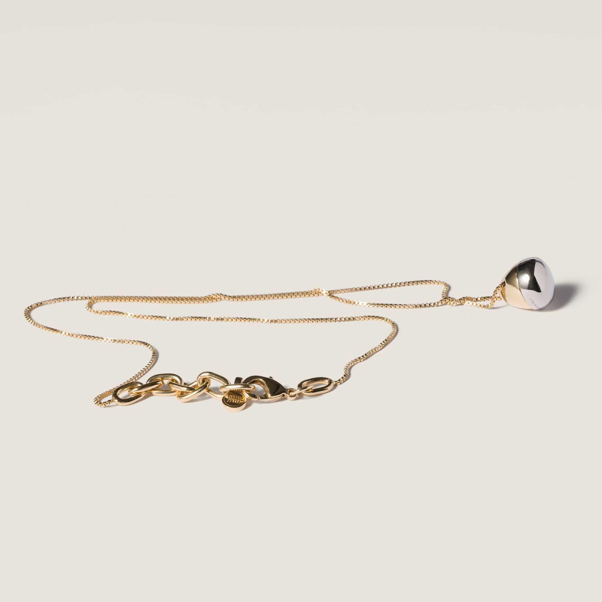 Women Metal Necklace - Oro+acciaio
