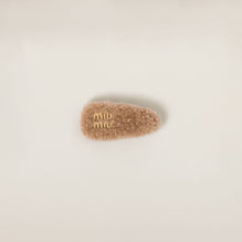 Shearling hair clip