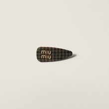 Houndstooth hair clip