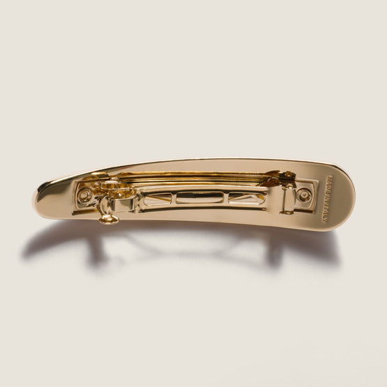 Women Patent Leather Hair Clip - Porpora