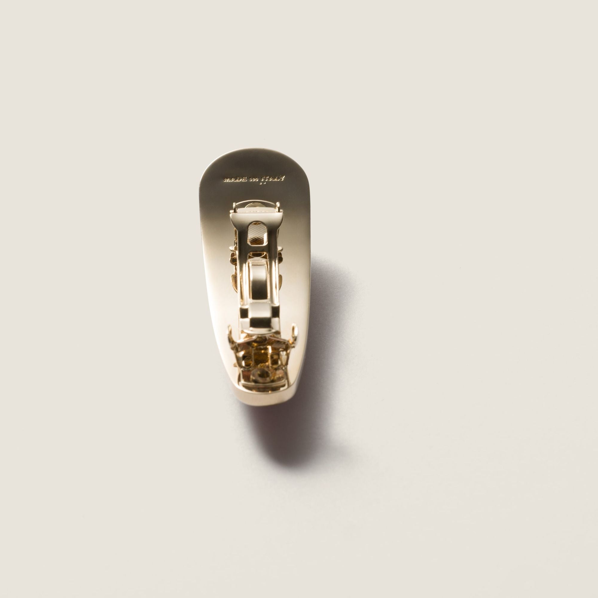 Women Patent Leather Hair Clip - Porpora