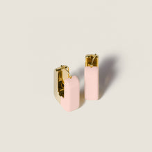 Women Enameled Metal Earrings - Cipria