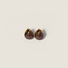 Women Enameled Metal Earrings - Moro