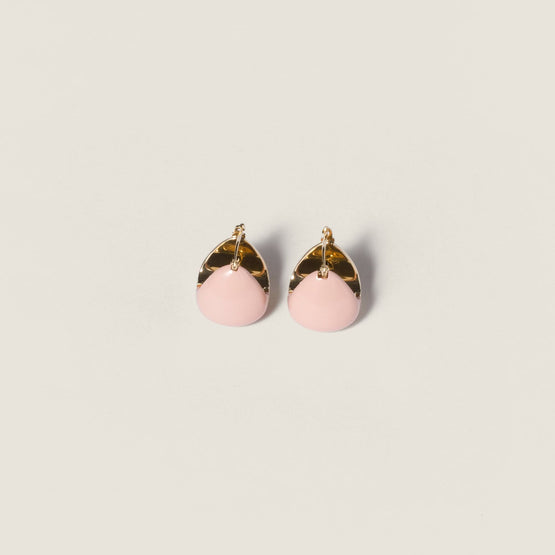 Women Enameled Metal Earrings - Cipria