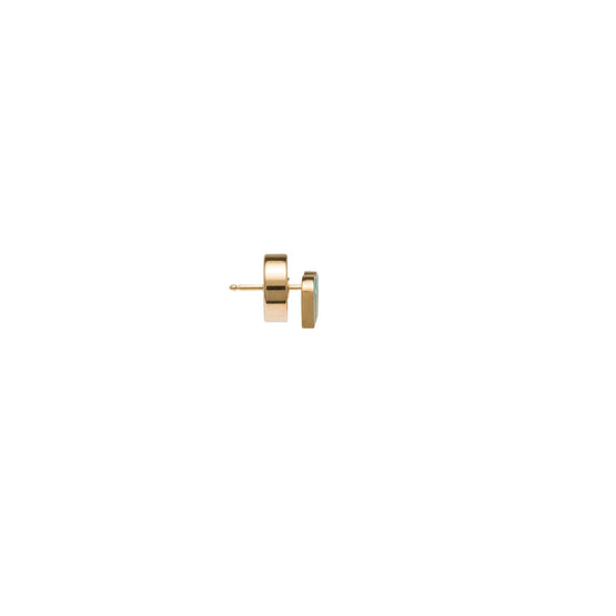 Women Enameled Metal Earrings - Pavone