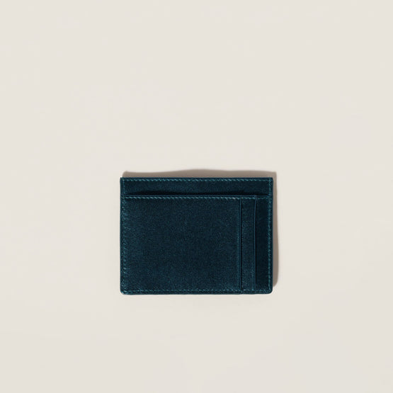 Laminated nappa leather card holder