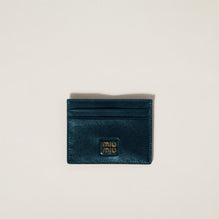 Laminated nappa leather card holder