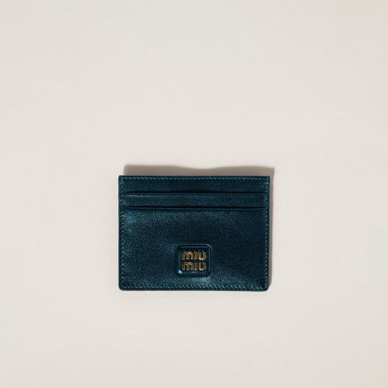 Laminated nappa leather card holder