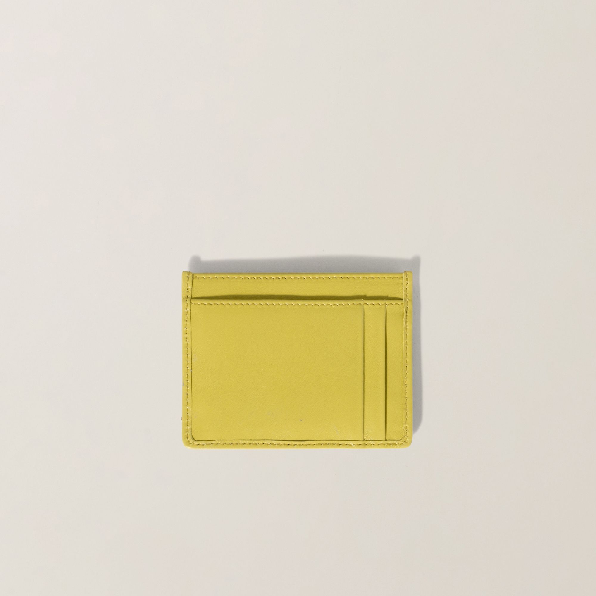 Women Matelassé Nappa Leather Card Holder - Cedro