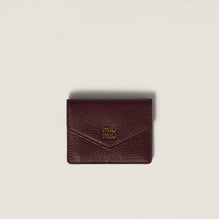 Women Leather Card Holder - Bordeaux