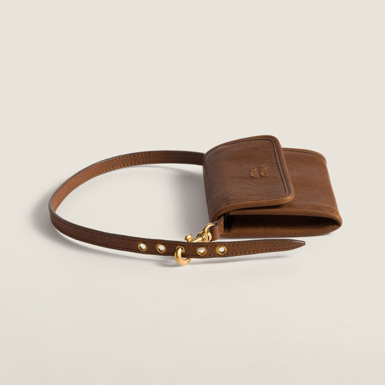 Women Nappa Leather Wallet With Shoulder Strap - Rovere