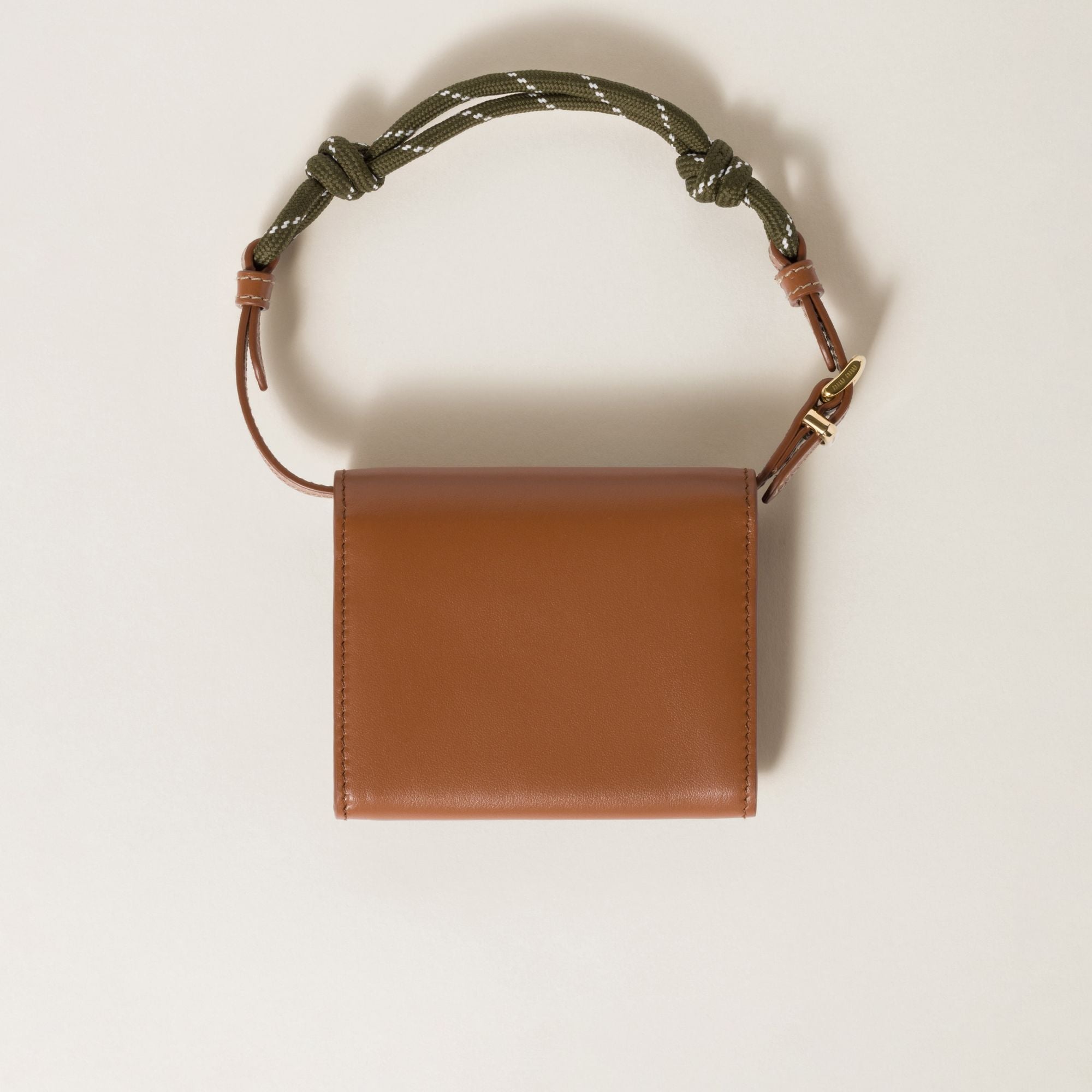 Women Leather Shoulder Wallet - Cognac+bosco