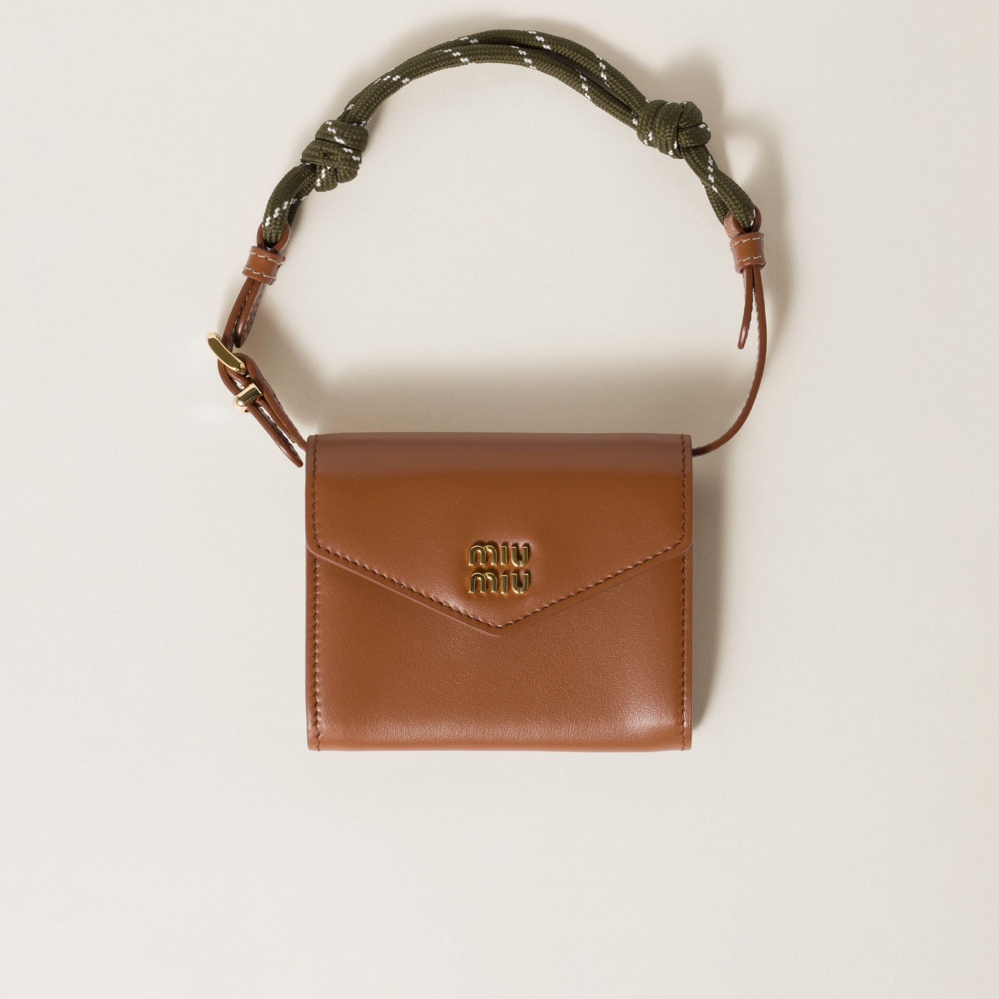 Women Leather Shoulder Wallet - Cognac+bosco