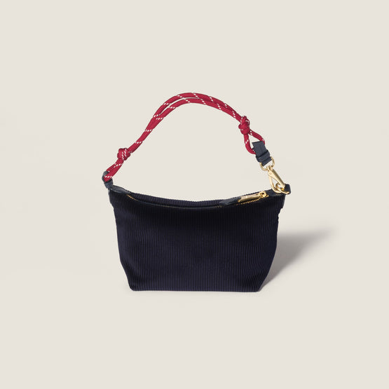 Corduroy pouch