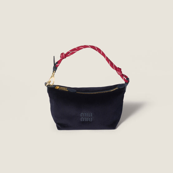 Corduroy pouch