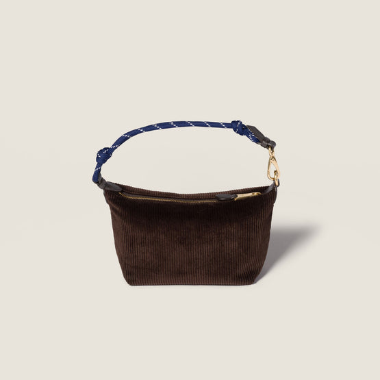 Corduroy pouch