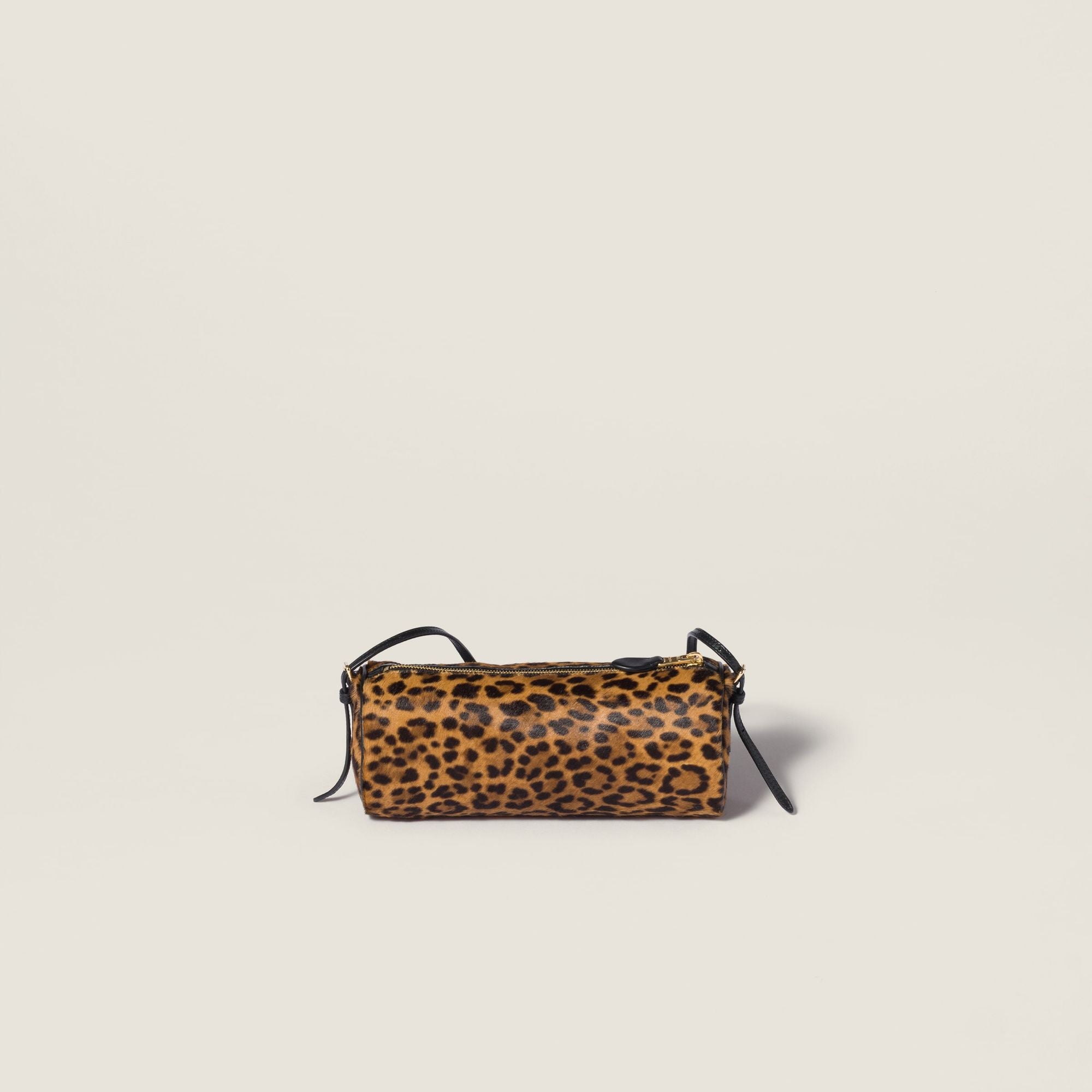 Women Printed Leather Pouch - Miele