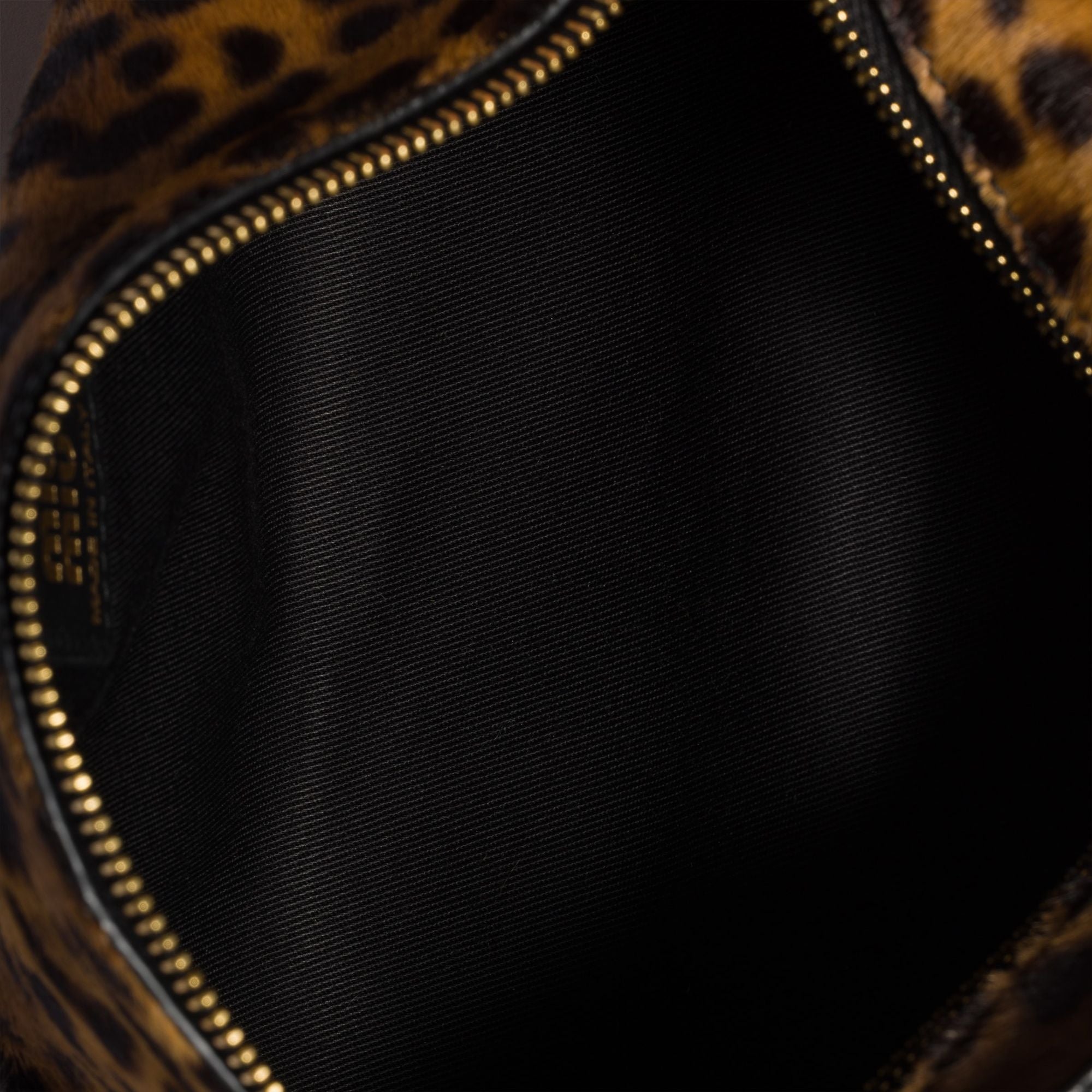 Women Printed Leather Pouch - Miele