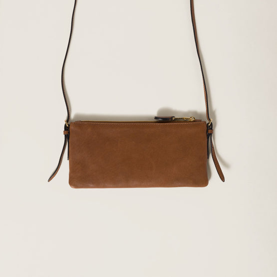 Nappa leather mini pouch