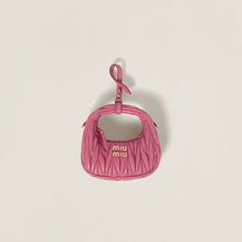 Wander matelassé nappa leather micro hobo bag