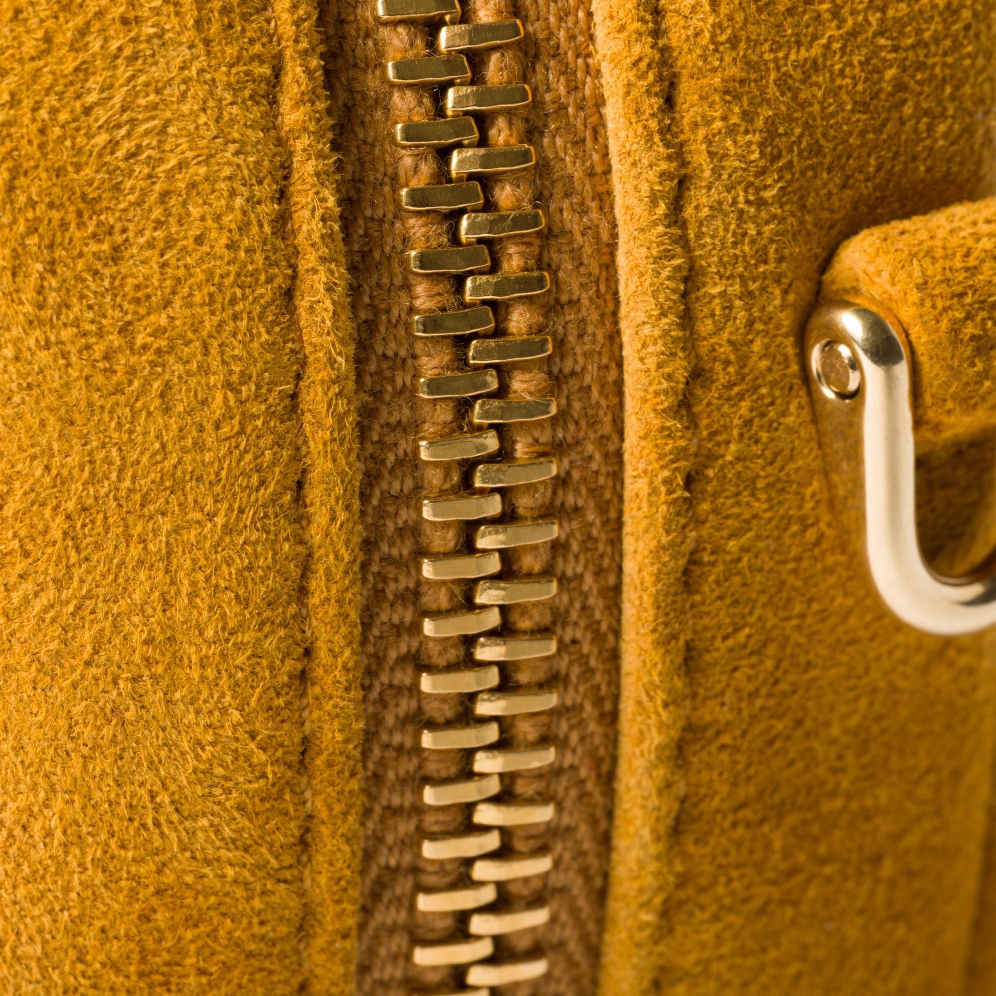 Women Beau Suede Micro-bag - Whisky