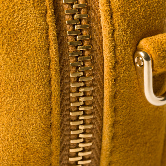 Women Beau Suede Micro-bag - Whisky