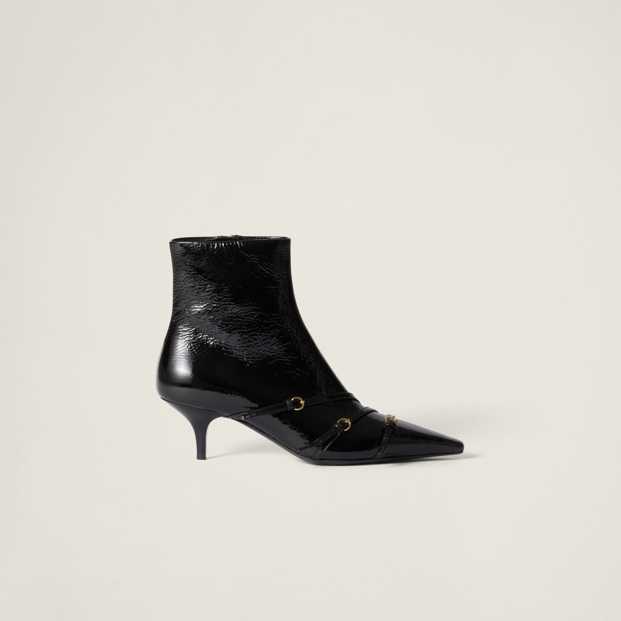 Women Naplak Booties - Nero