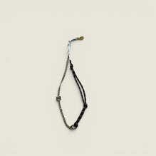 Women Leather, Cord And Metal Trick Keyring - Talco+tabacco