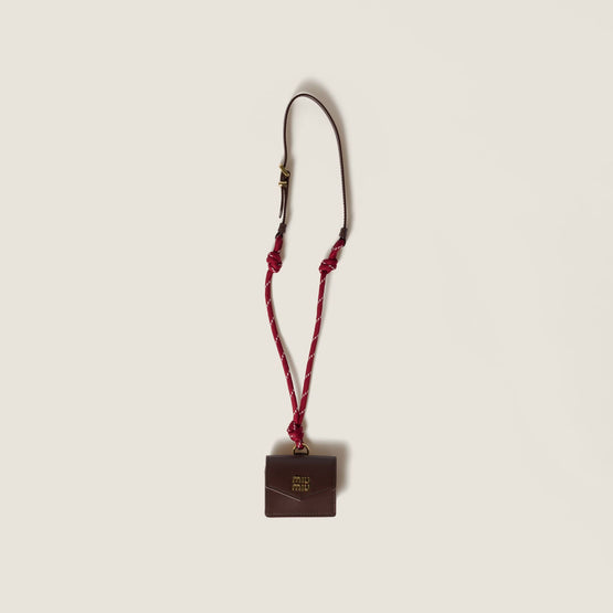 Women Leather And Cord Trick - Radica+amaranto
