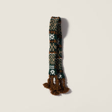 Women Wool And Cashmere Trick - Cognac+biliardo