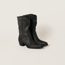 Women Leather Boots - Nero