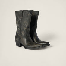 Women Leather Boots - Cacao