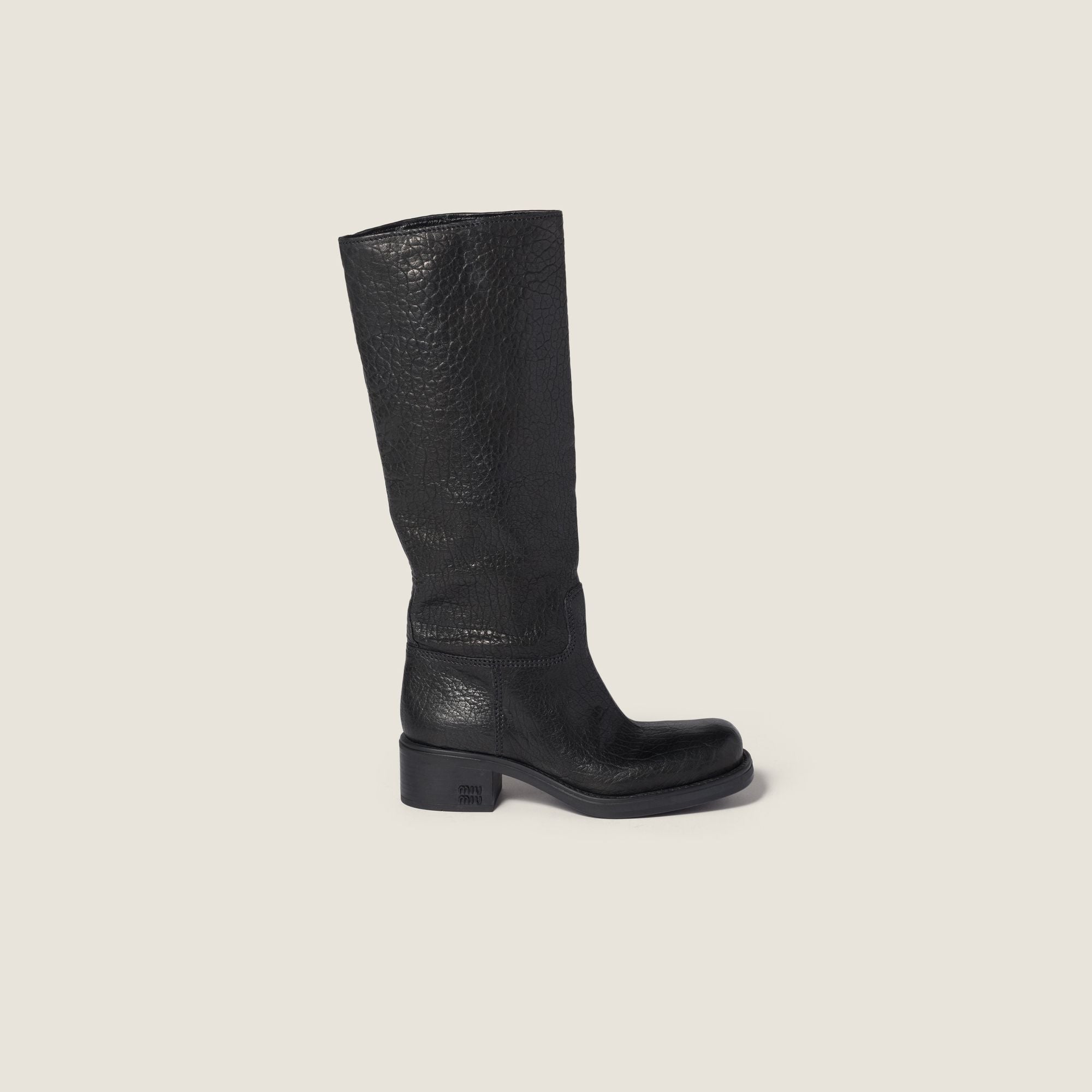 Women Leather Boots - Nero