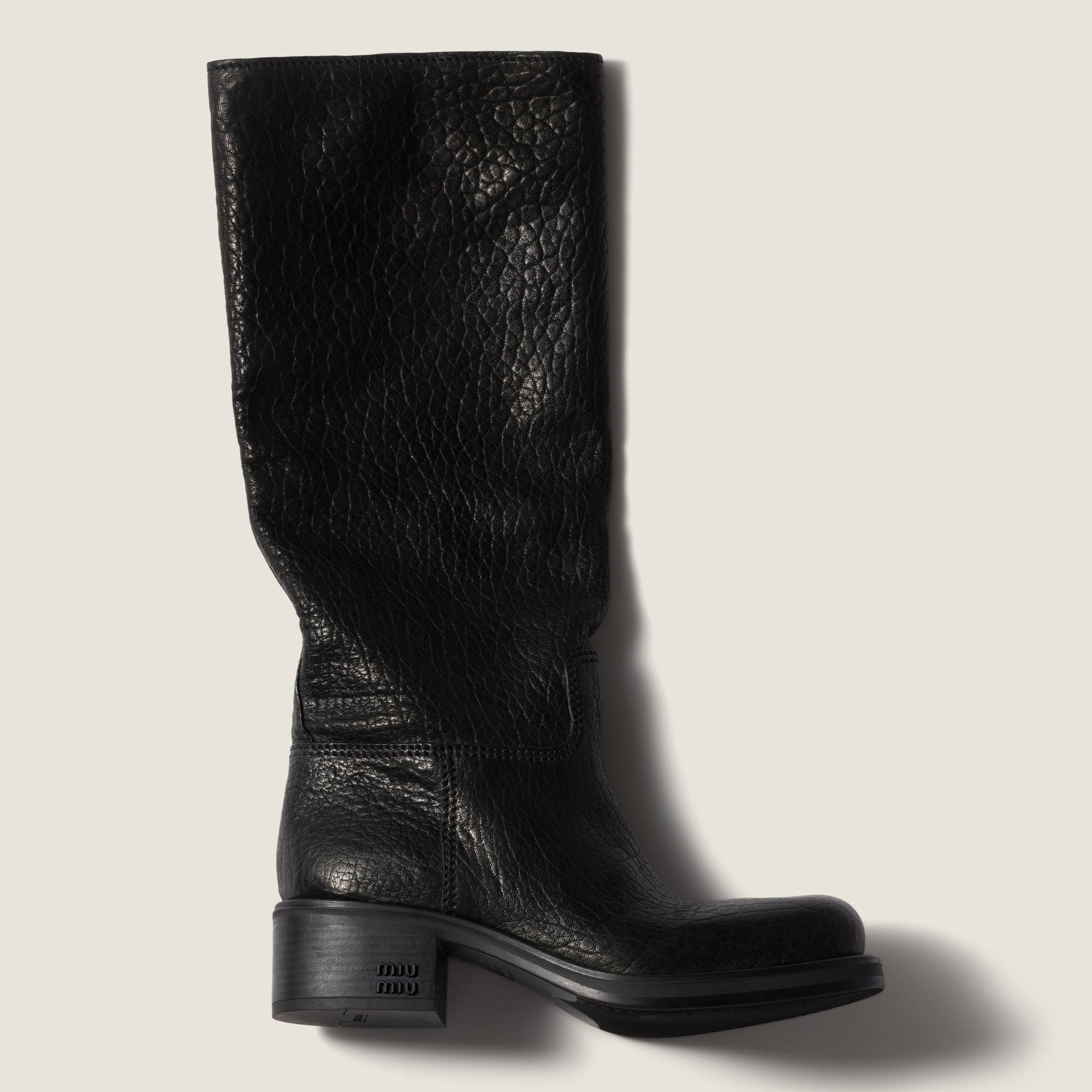 Women Leather Boots - Nero