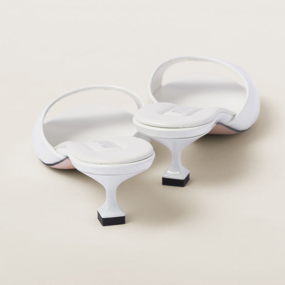Patent leather sandals
