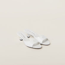 Patent leather sandals
