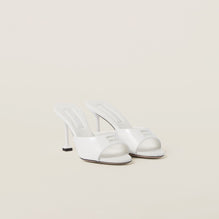 Patent leather mules
