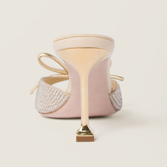 Satin sandals