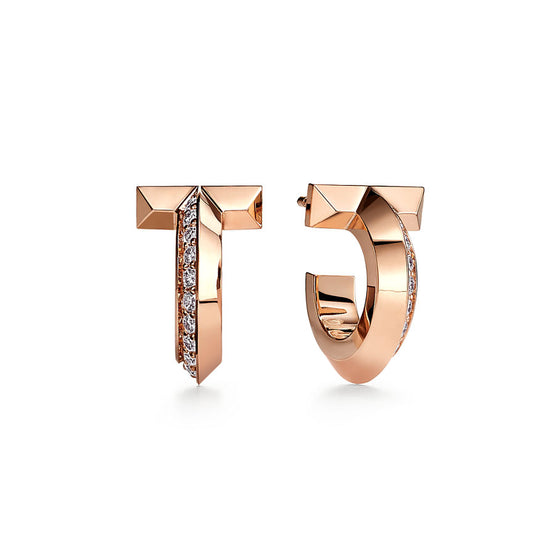Diamond T1 MULTI ear cuff in 18k Rose Gold
