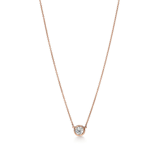 Diamond Tiffany T SMILE large PDT1618 in 18k Rose Gold