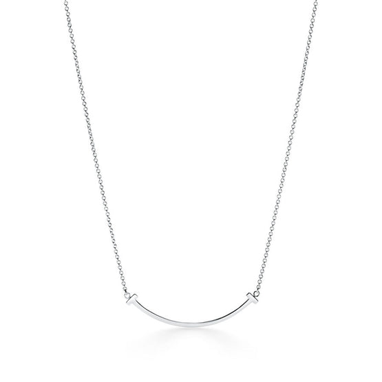 Diamond Tiffany T SMILE large PDT1618 in 18k White Gold