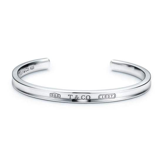 Diamond Return to Tiffany narrow cuff extra large in Sterling Silver