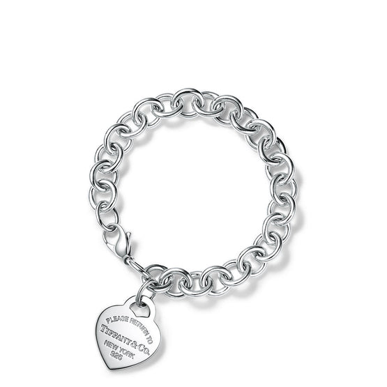 Return to Tiffany medium LVHRT LCK BLTMD in Sterling Silver