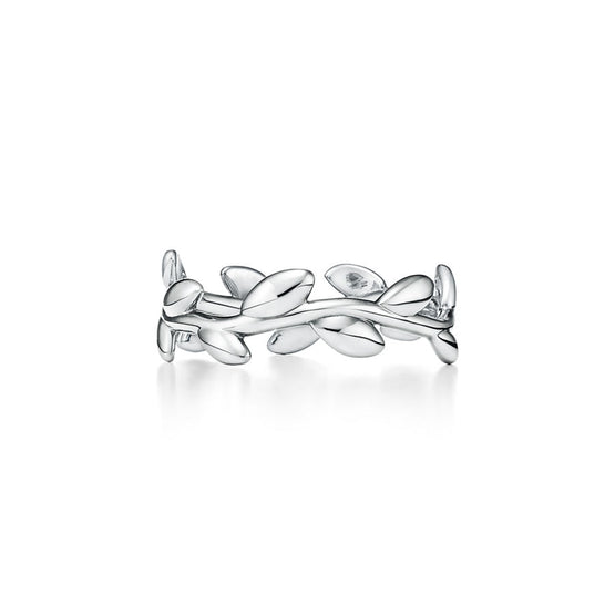 Link Tiffany Forge blackened ring in Sterling Silver