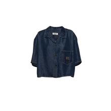 Women Denim Shirt - Bleu