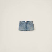 Denim miniskirt